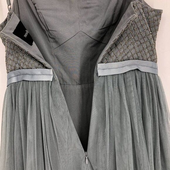 Needle & Thread Blue tinted Grey Coppelia Embellished Ballet Tulle Midi Dress 2 - Picture 12 of 16